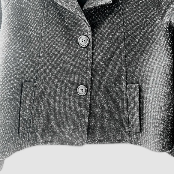 Women's Tristan & Iseut Short Sleeve with Lapel Coat Wool Blend Size Medium - Picture 7 of 11